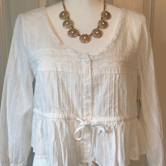 Garage Peplum Boho Style Top - Picture 2 of 3